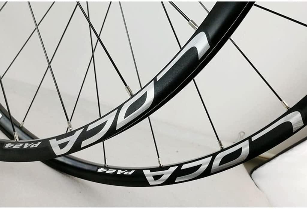 ZECHAO ZECHAO 26/27.5/29in Front and Rear Bike Wheelset,24 Holes Thru Axle Ultralight Aluminum Alloy Mountain Rim Disc Brake 8 9 10 11 12 Speed Wheelset (Color : Silver-2, Size : 27.5INCH)