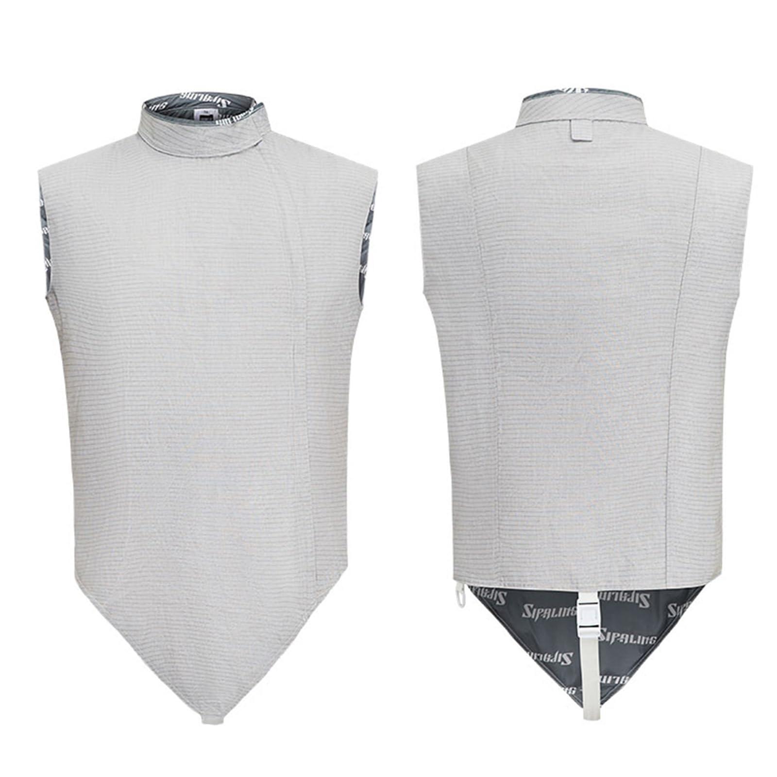 DJJYCTNM DJJYCTNM Fencing Metal Jacket, Non-Washable Fencing Metal Jacket, Children Adult Metallic Vest - Right Hand(30#)
