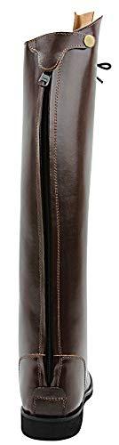 Hispar Hispar Mens Man Florance Field Horse Riding Boots Stylish Fashion Equestrian - Brown 9.5 Slim Calf