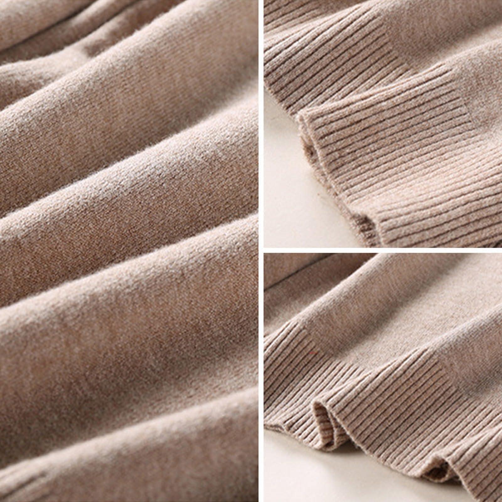 lanshougu lanshougu Basic Knit Sweater,Casual Crew Neck Knit Lightweight Pullover Sweater,Long Sleeve Basic Knit Pullover Sweater (Black,2XL)