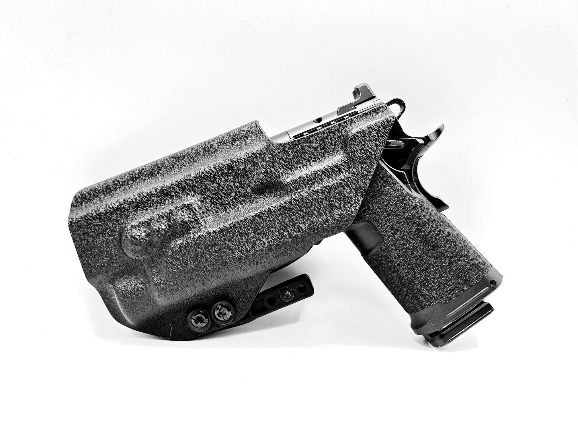 Generic Model 1 - Springfield Prodigy 5in - TLR1 / TLR1HL Holster IWB, AIWB, Light Bearing Right & Left Hand (Left- OD Green)
