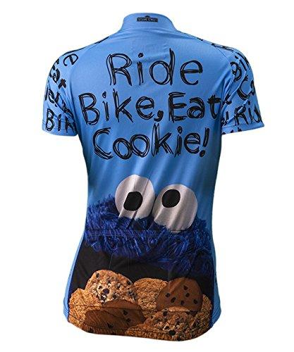 Brainstorm Gear Brainstorm Gear Cookie Monster Sesame Street Cycling Jersey (Women\'s) (Medium)