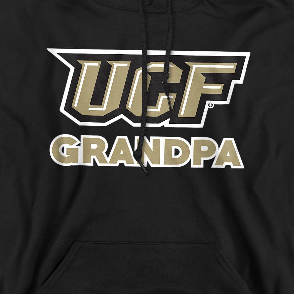 University of Central Florida University of Central Florida UCF Knights Official Grandpa Unisex Adult Pull-Over Hoodie,Black, 3X-Large