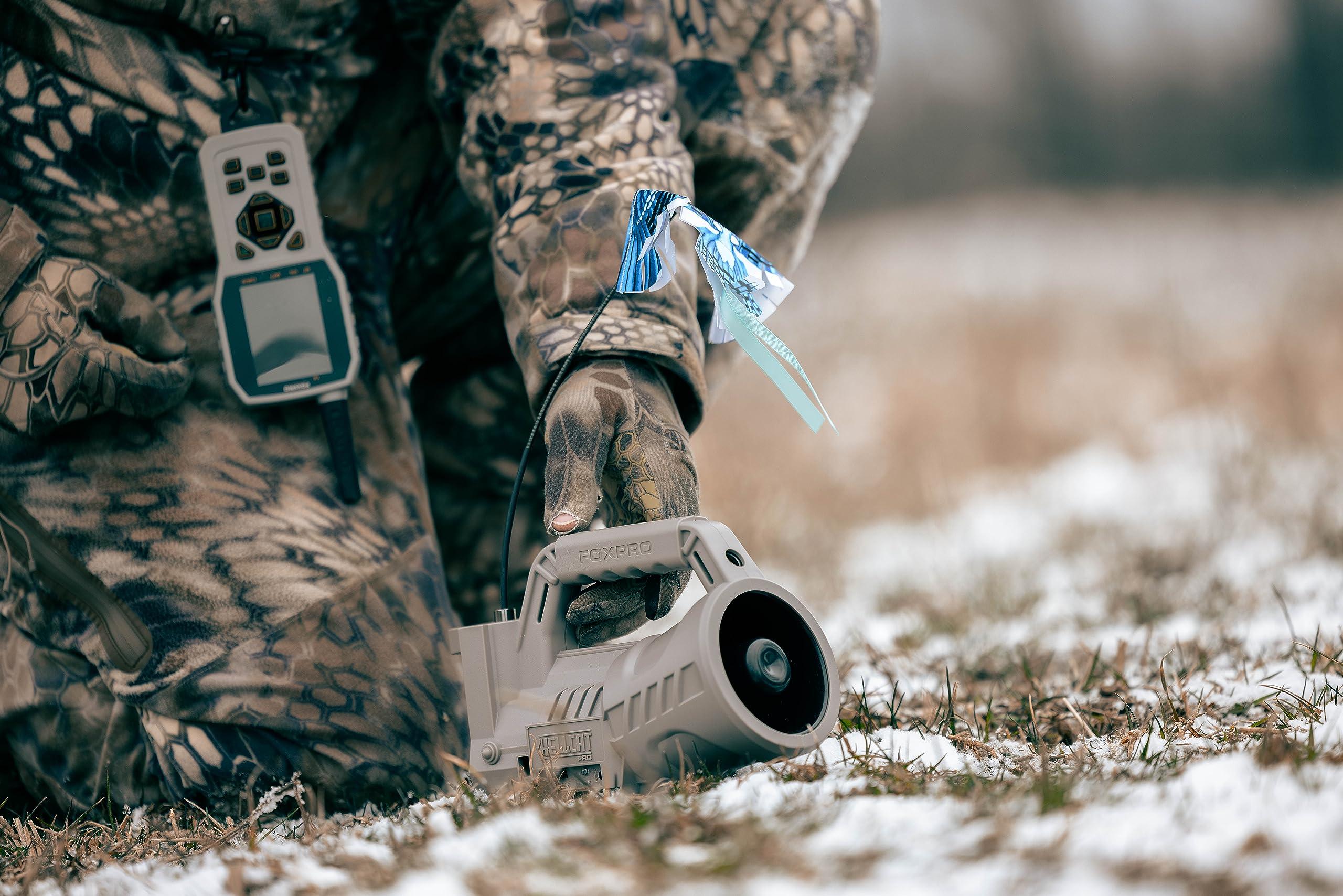 FOXPRO FOXPRO Hellcat PRO American Made Electronic Predator Call Remote Operated and Programmable Coyote, Fox, Hog Call for Hunting