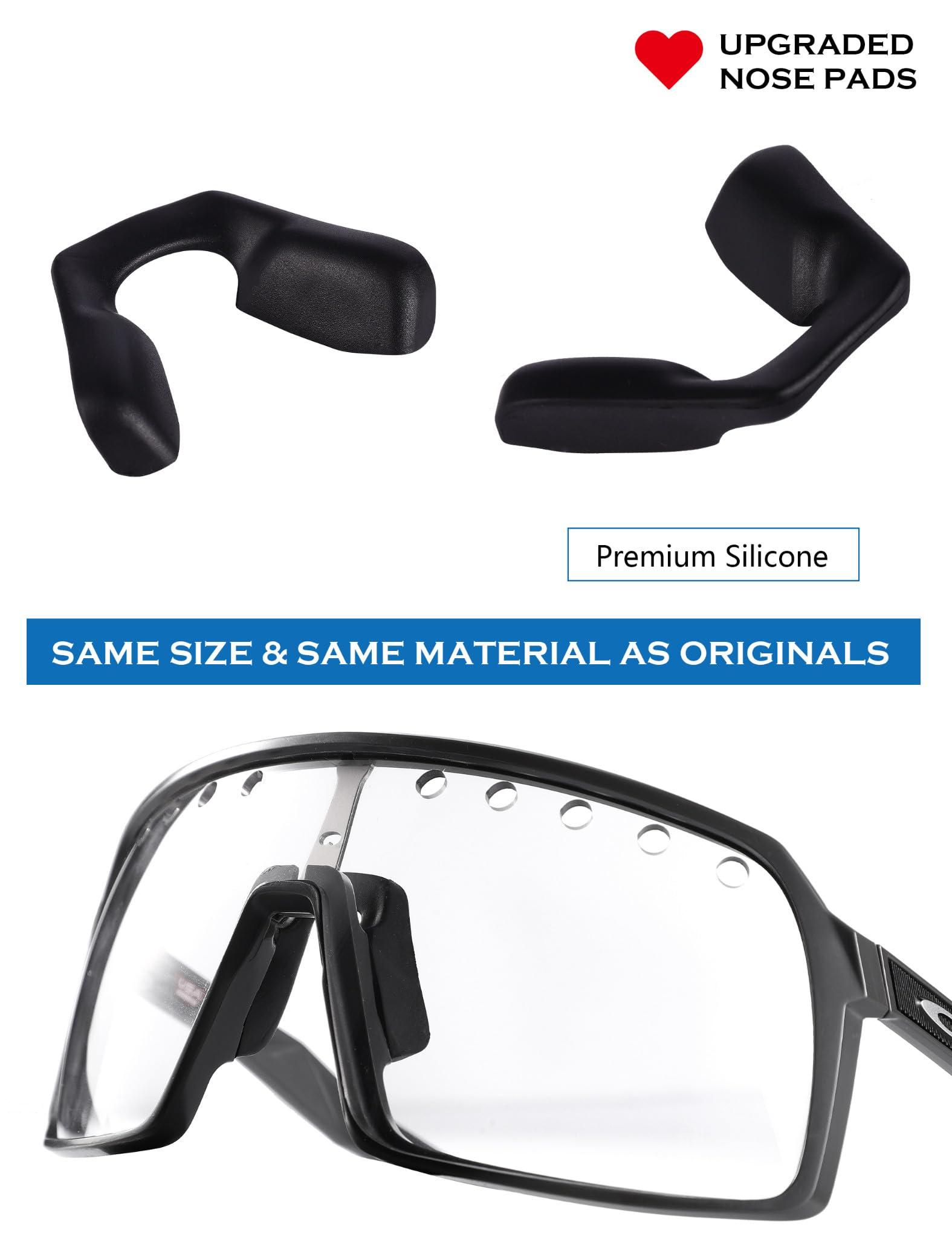 Firtox Replacement Nose Piece Nose Pads for Oakley Sutro OO9406 / Sutro S OO9462 / Sutro Lite OO9463 / Sutro Asian Fit OO9406A / Sutro Lite Asian Fit OO9463A / Sutro Vented Sunglass - Yellow