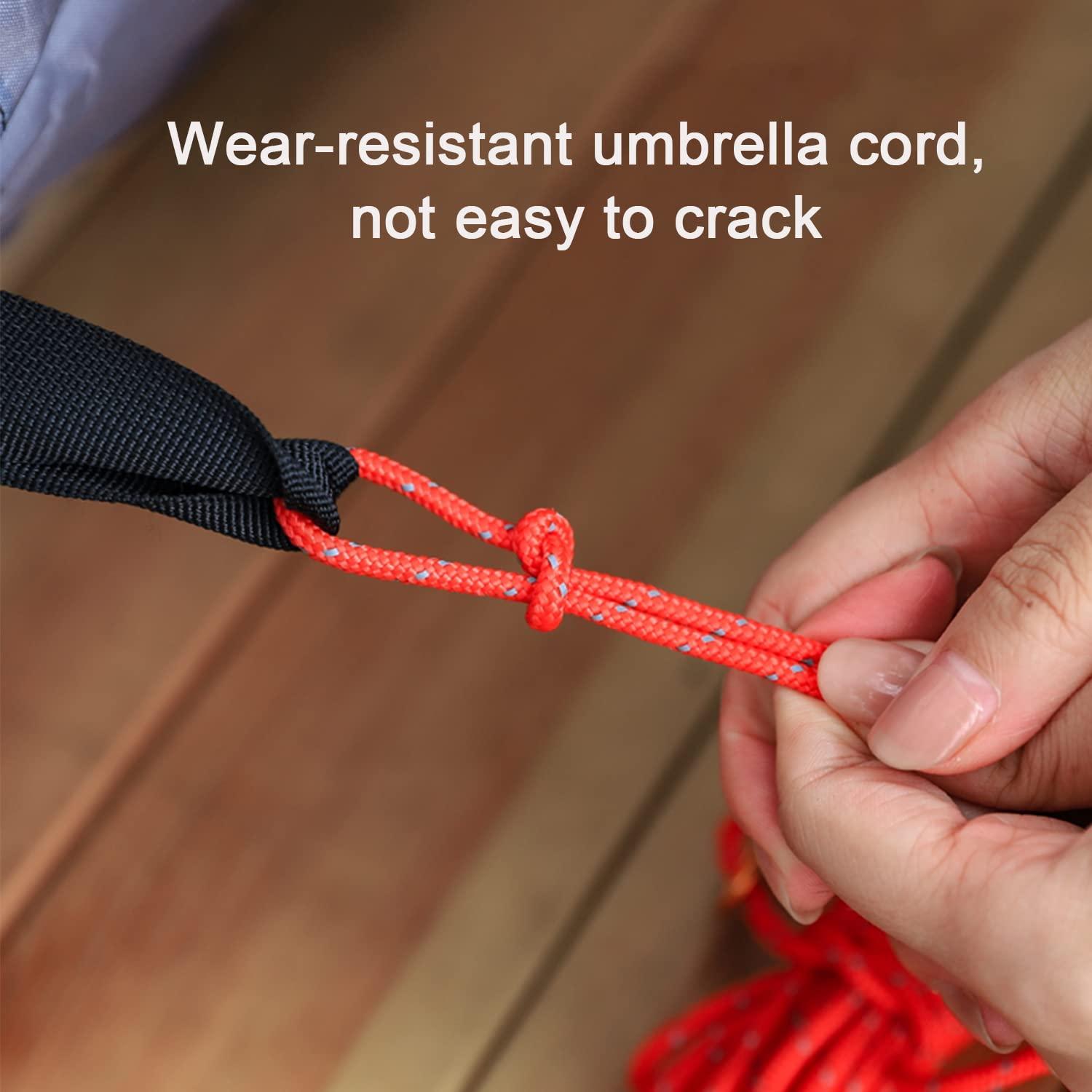 Smithok Smithok 8 Pack 4mm Guy Lines Ultralight Tent Cords with Aluminum Adjuster Tensioner Outdoor Camping Guylines Ropes for Tent Tarp,Climbing,Hiking Backpacking (Yellow)