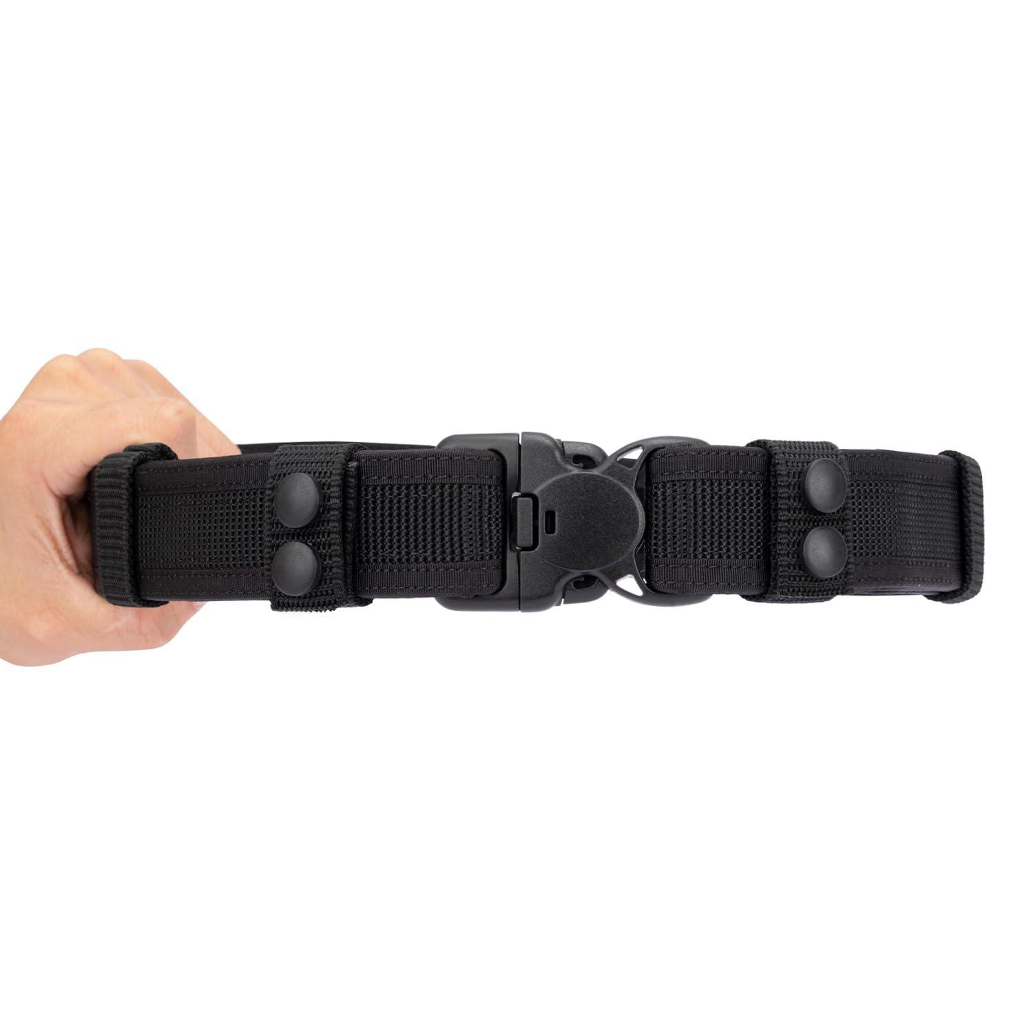 TACNEX TACNEX Duty Belt 1.5\" Law Enforcement Duty Belts Police Security Nylon Utility Work EDC Belt XL