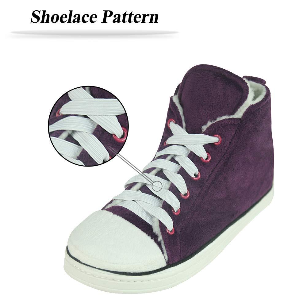 Forfoot Forfoot Indoor House Soft Slipper Boots, Winter Warm Boot Slippers Home Shoes Bedroom Slippers Dark Grey US Women Slippers Booties 8