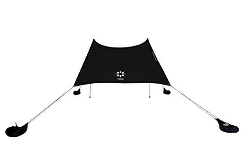 Neso Neso Tents Grande Beach Tent, 7ft Tall, 9 x 9ft, Reinforced Corners and Cooler Pocket(Black)