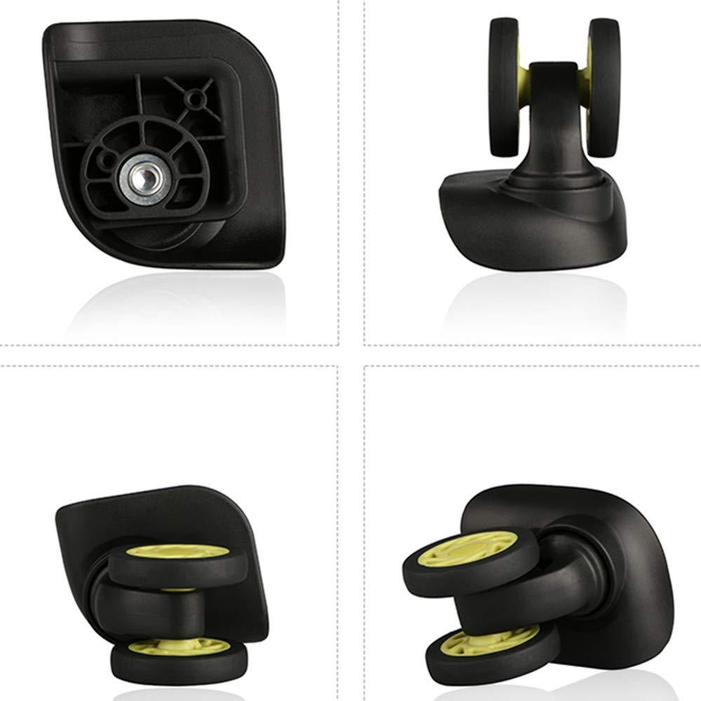 GH8 (DL-W208#) Mute Connected Spinner Wheels for Replacement Luggage Wheels Wear Silent Draw bar Box DIY (2 pcs/Set)