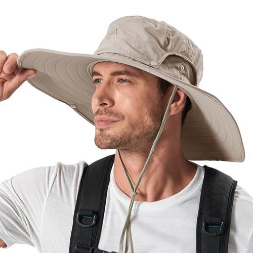 Cooltto Cooltto Wide Brim Sun Hats with Waterproof Breathable for Fishing, Hiking, Campingfor Men Women Kids Khaki