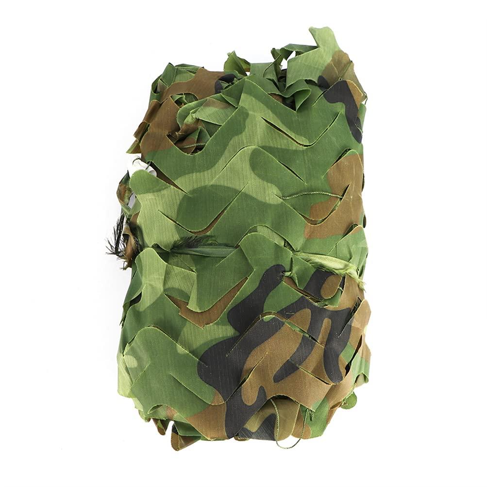 bandezid bandezid Camouflage Woodland Netting Lightweight Oxford Fabric Durable Camo Net Camouflage Netting Army Camo Net for Camping Military Hunting Shooting Sunscreen Nets-Camouflage net 5x8m(16x26ft)