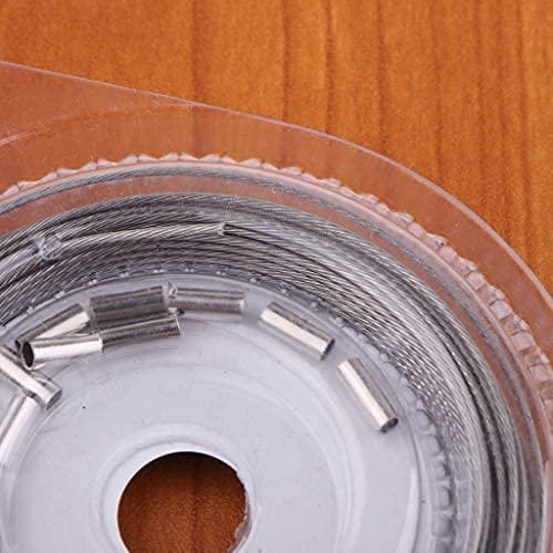 NineFit Basics Stainless Steel Fishing Fishing Line Stainless Steel Lead Wire 10LB 20LB 30LB 40LB 50LB 60LB 80LB 100LB 120LB 140LB 160LB 200LB (30LB)