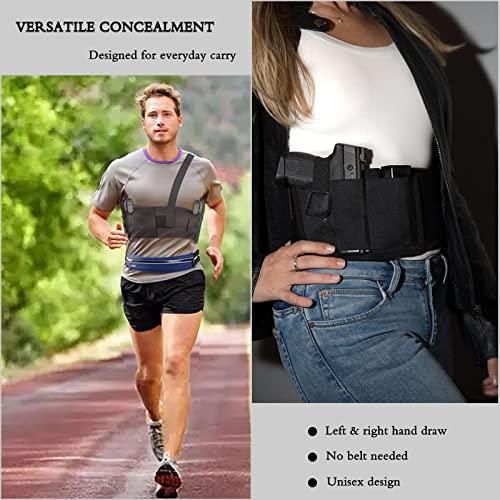 Kcctoo Kcctoo Deep Concealment Shoulder Holster Elastic Tactical Underarm Gun Holster for Men and Women