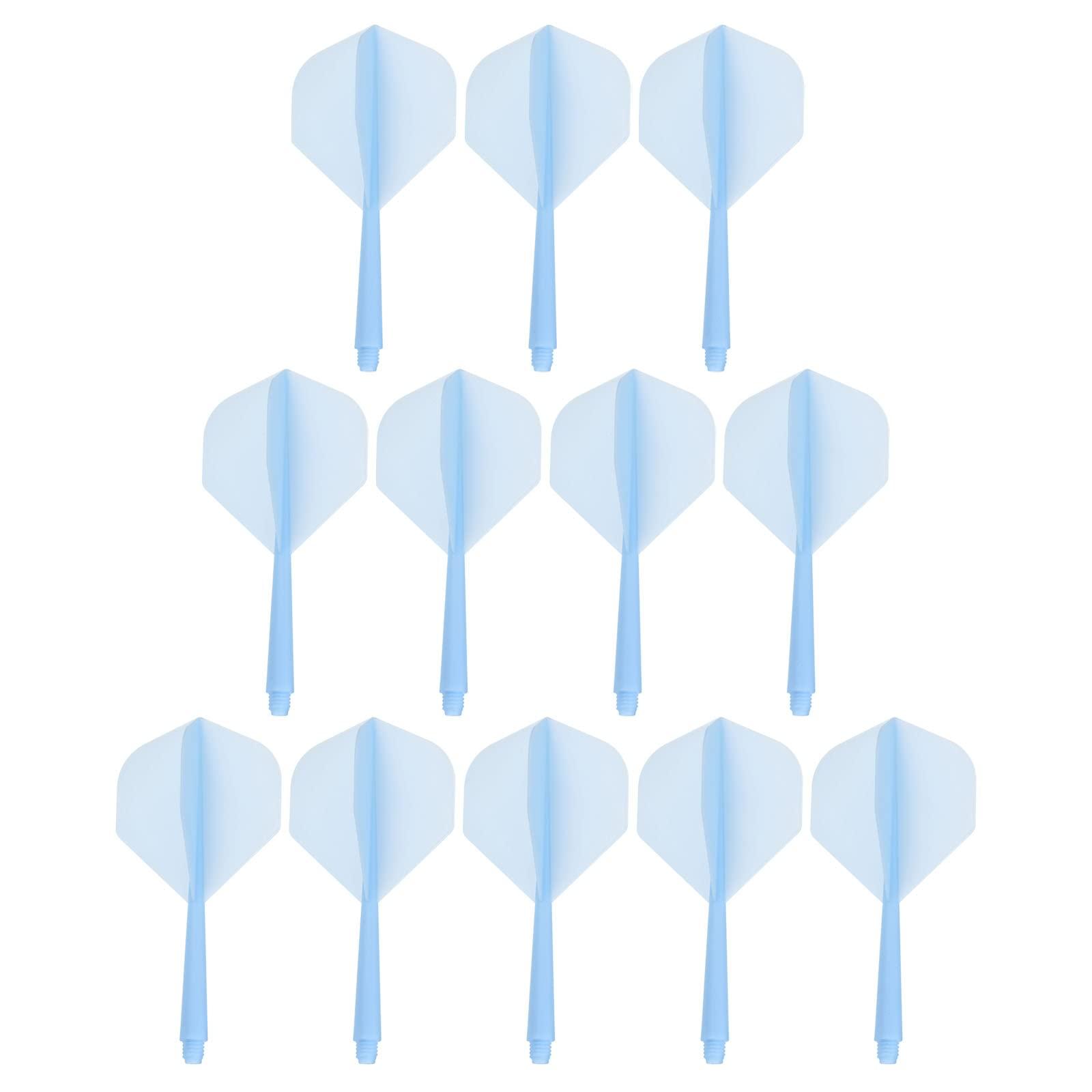 PATIKIL PATIKIL Integrated Dart Shaft & Flights, 12 Pack Lightweight Dart Flight Set, Blue
