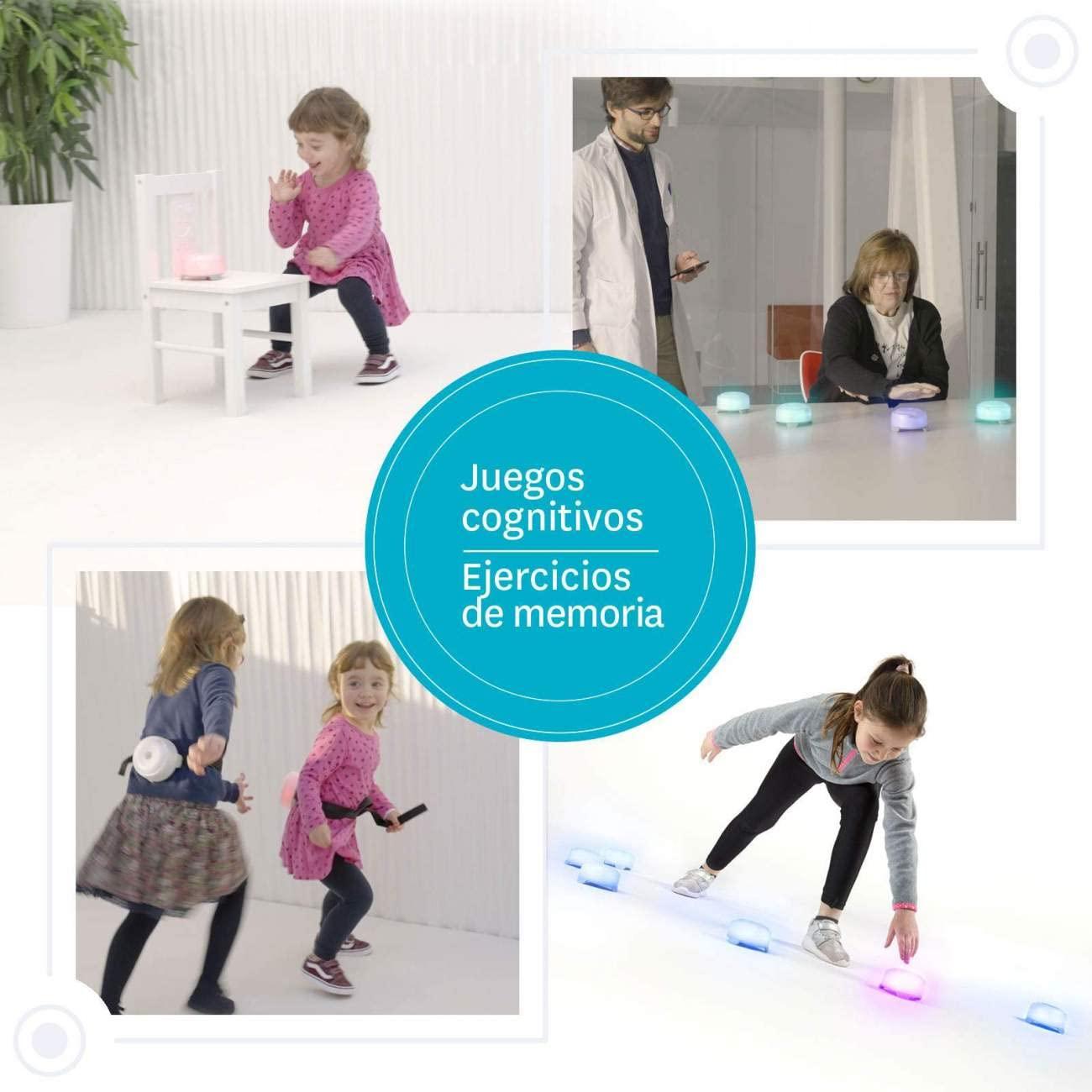 Lummic Lummic 6 Pro + Accessories - Reaction Lights. Training kit with Lights Based on Light and Auditory Reaction. Improves Speed, Reflexes, Memory and Mobility.