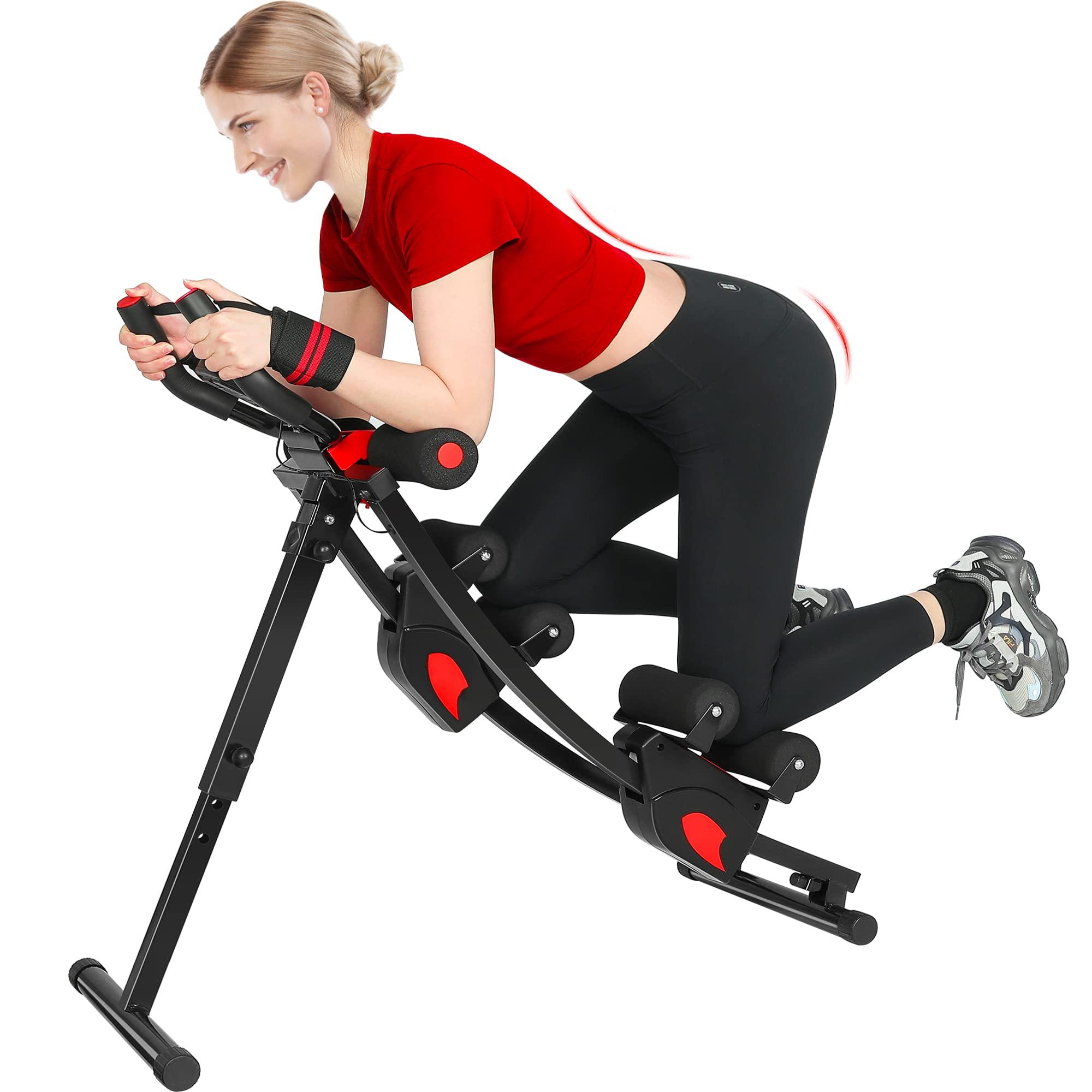 GIKPAL GIKPAL Ab Machine, Ab Workout Equipment for Women, Adjustable Ab Trainer Machine for Stomach Workout at Home Gym, Ab Crunch Exercise Equipment Abdominal Trainer for Beginner