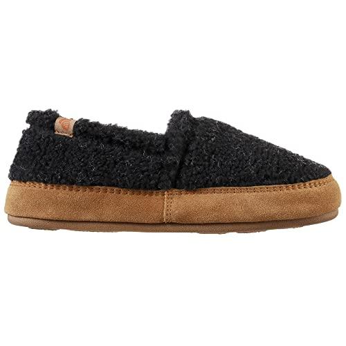 Acorn Acorn Women's House Slippers, Recycled-Black, 8-9