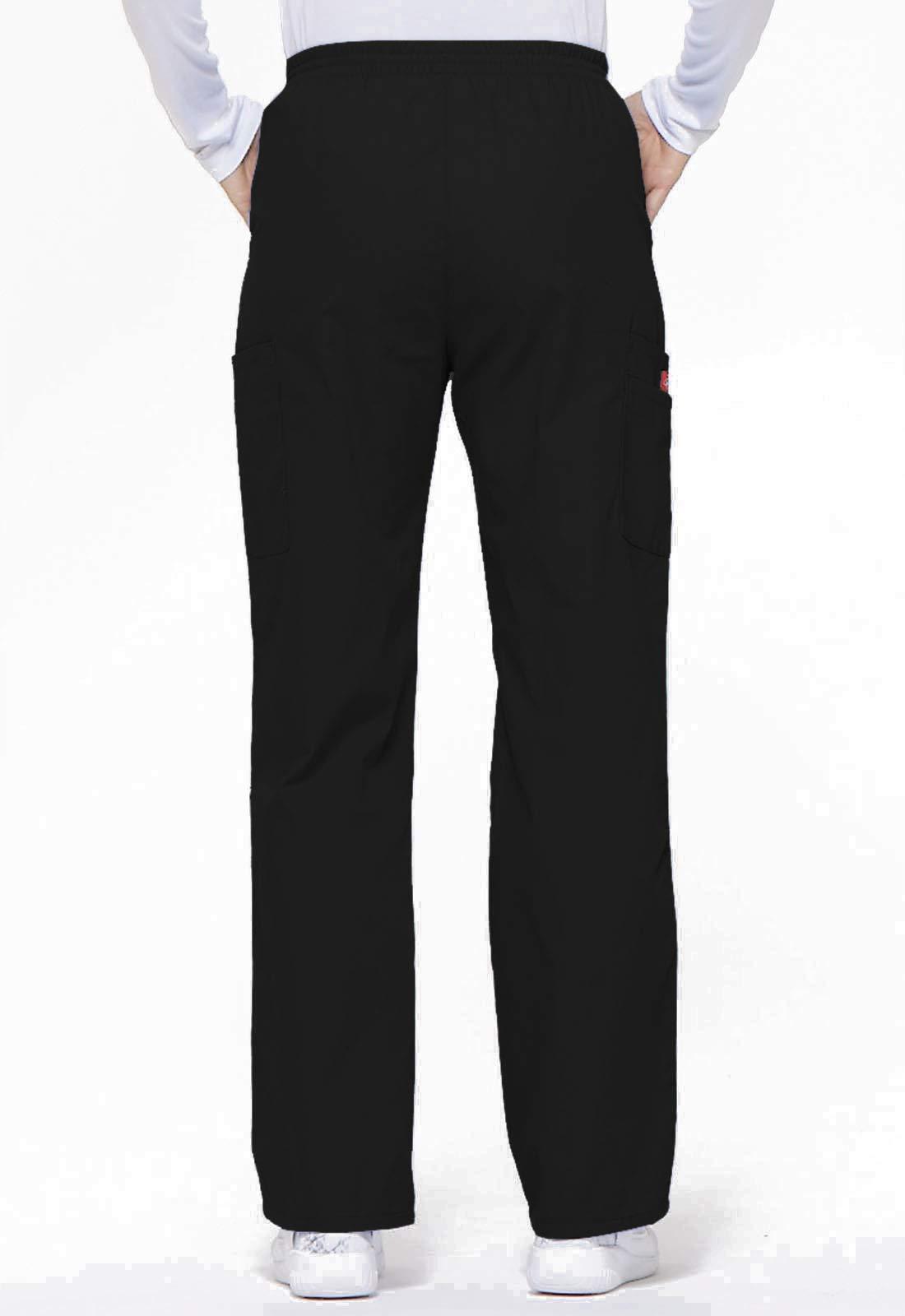Dickies Dickies Women's EDS Signature Scrubs Missy Fit Pull-On Cargo Pant, Black, 3X-Large