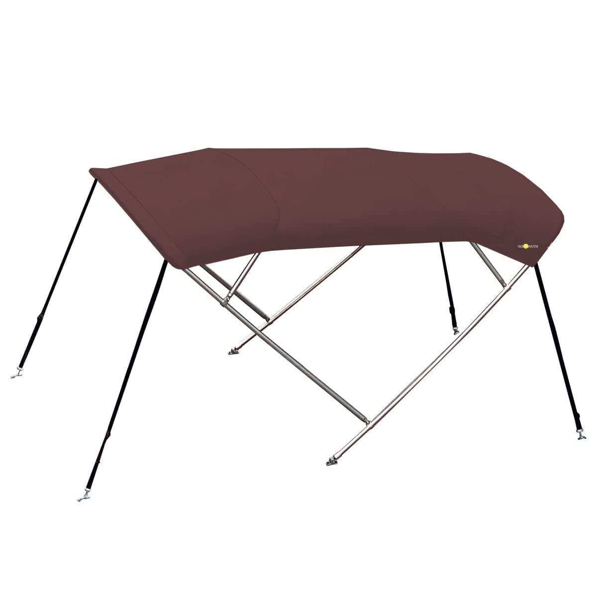Oceansouth Oceansouth 4 Bow Bimini Top Stainless Steel Premium Range 8ft Length (67\" - 72\", Maroon)