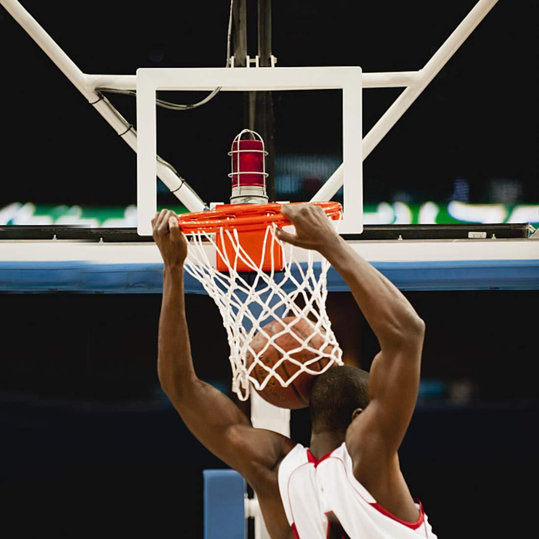 Katop Katop Breakaway Basketball Rim, Heavy Duty Triple Springs Basketball Rim Replacement with Nylon Net Indoor and Outdoor, Standard Goal Reinforced Mounting Bracket Fit Most Size Backboards