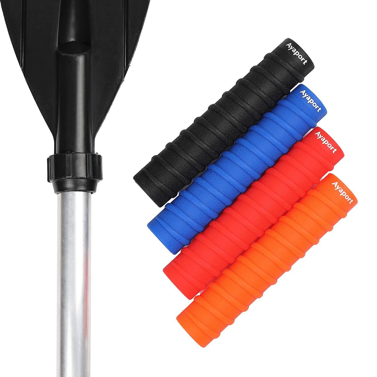 Ayaport Ayaport Kayak Paddle Grips Non-Slip Silicone Wraps Blister Prevention Kayaking Accessories for Take-Apart Paddles (Pink)