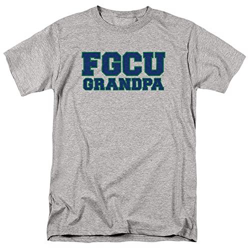 LOGOVISION Florida Gulf Coast University Official Grandpa Unisex Adult T Shirt, Athletic Heather, 5X-Large