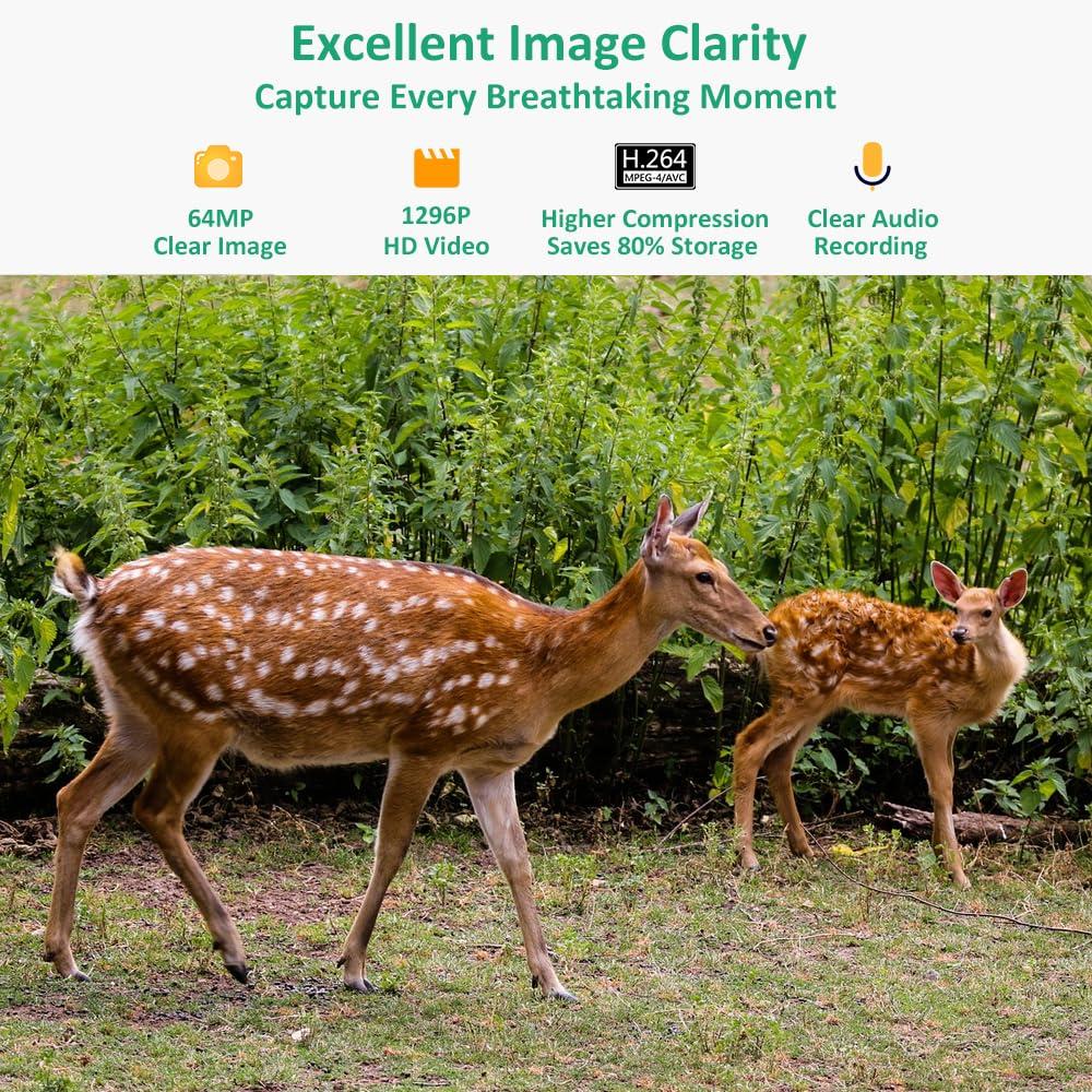 GardePro GardePro Trail Camera WiFi E8 64MP