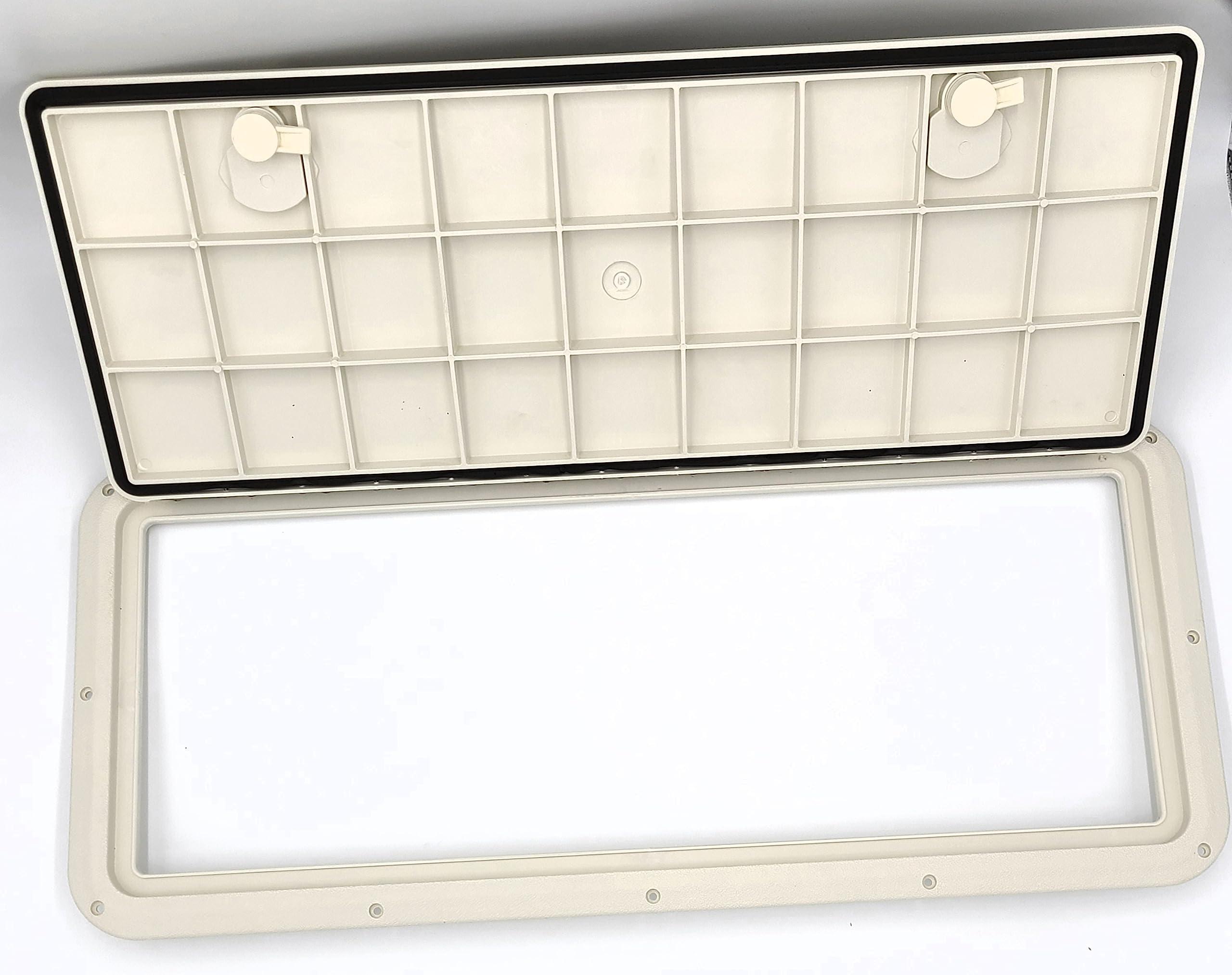 DPI Marine DPI Marine 13" x 40" Flush Series Access Hatch in Marine White (Off White) - DPF1340MW (Made in USA)