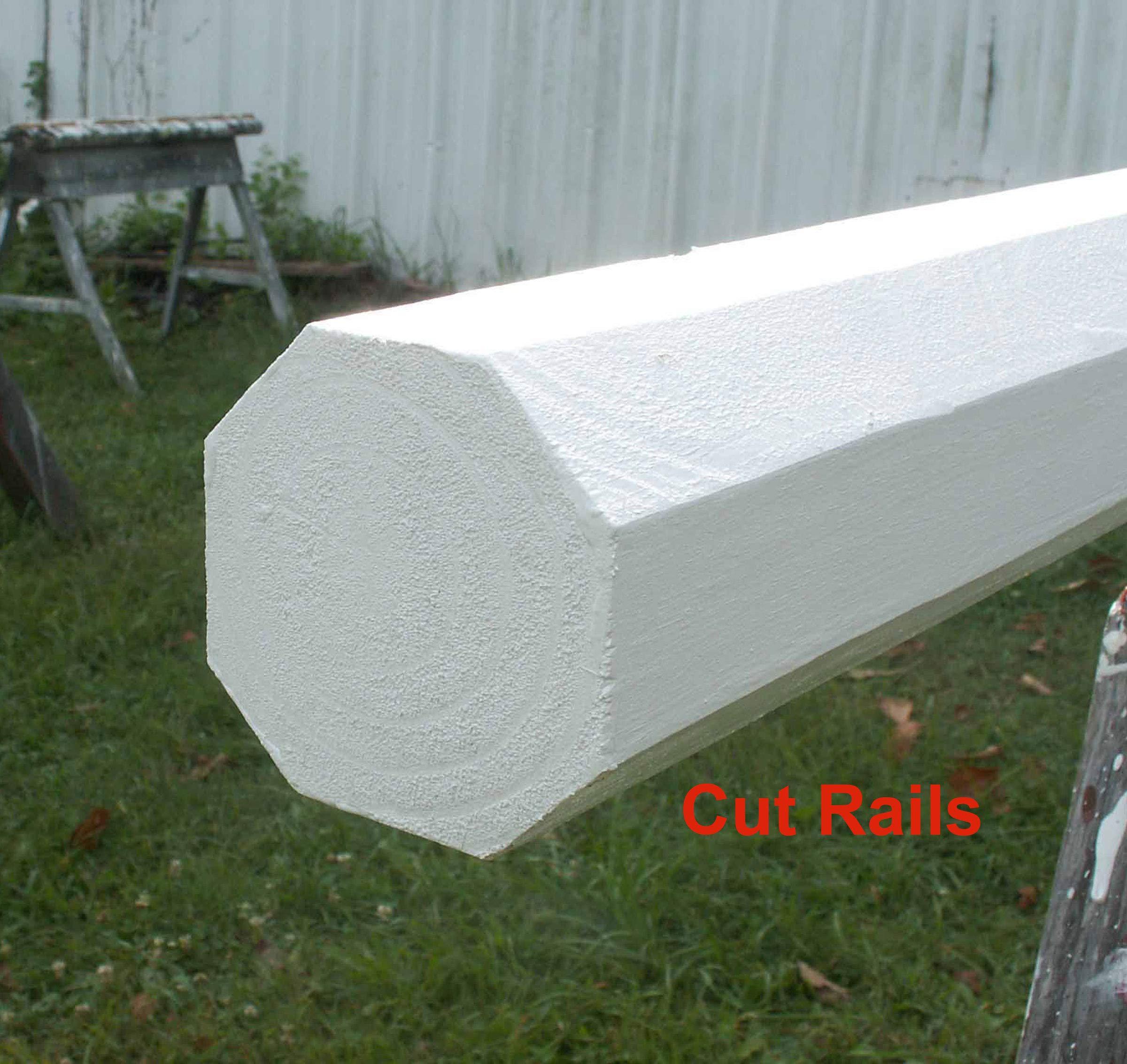 Platinum Jumps Platinum Jumps 10ft Bundle/6 White Center Colored Ends Cut Rails Yellow/White/Yellow
