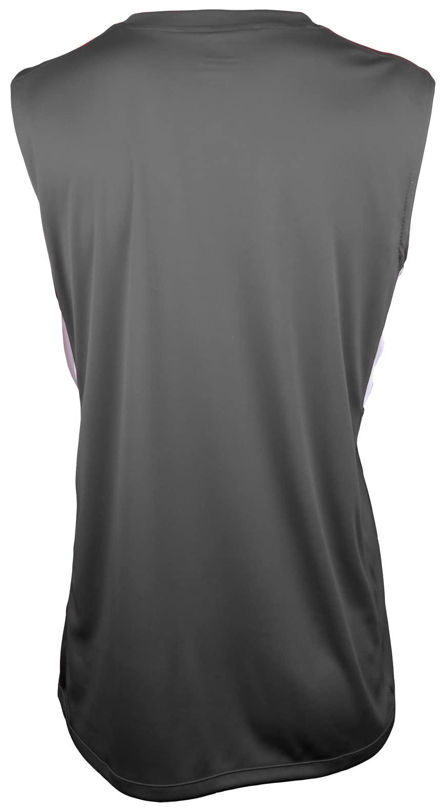 Epic Sports Epic Women\'s Line Drive Sleeveless Softball Jersey for Grey/White M