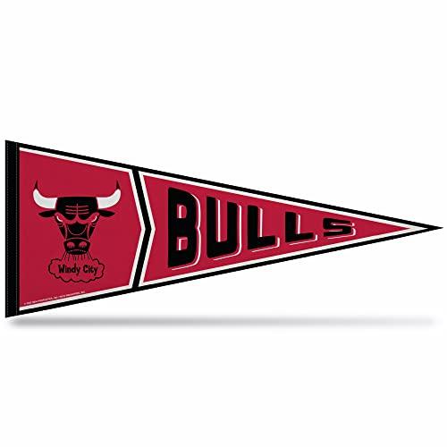 Rico Industries Rico Industries NBA Basketball Chicago Bulls Retro 12\" x 30\" Felt Wall Dcor Pennant - Great for Home/Bed Room/Man Cave Dcor