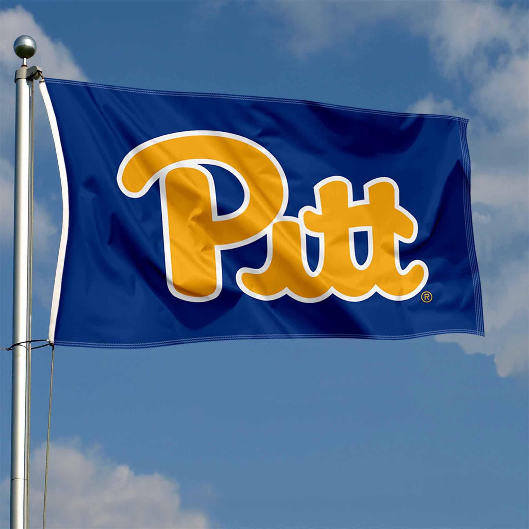 College Flags & Banners Co. College Flags & Banners Co. Pittsburgh Panthers Throwback Royal Blue Flag