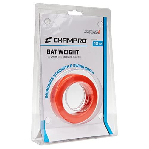 CHAMPRO Champro Bat Weight Blister Pack (Orange, 12-Ounce)