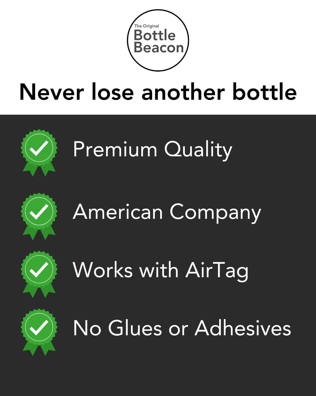 Bottle Beacon Bottle Beacon AirTag Holder for Water Bottles (Mint) - Water Bottle Tracker for Busy Moms | Great for Kids, Travel, and Active Parents