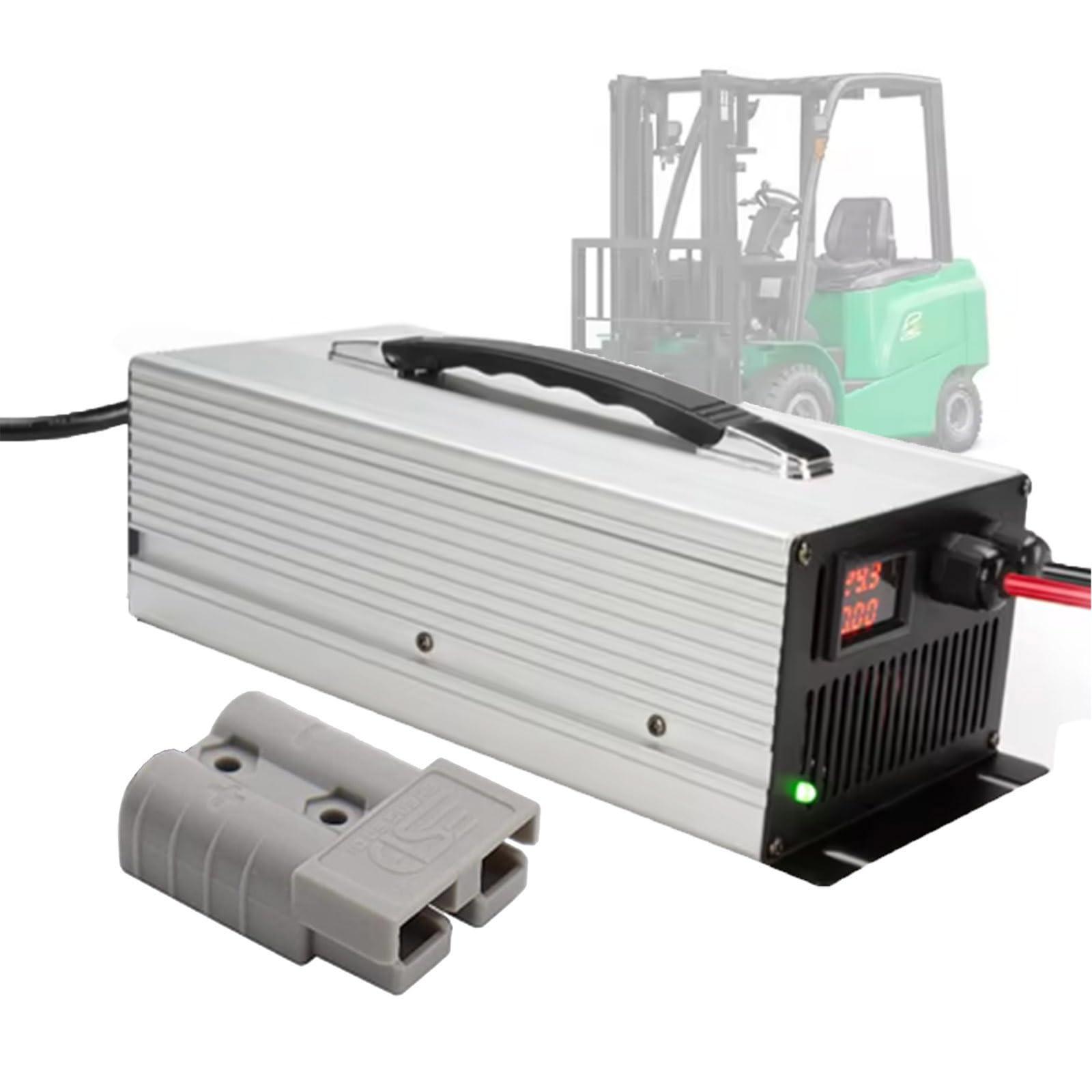 HYDTGZ HYDTGZ Electric Forklift Charger 12V 50A 24V 50A 36V 40A 48V 30A 60V 25A 72V 20A Batteries Chargers with 350A Anderson Electric Car Battery Charger,72v 20a
