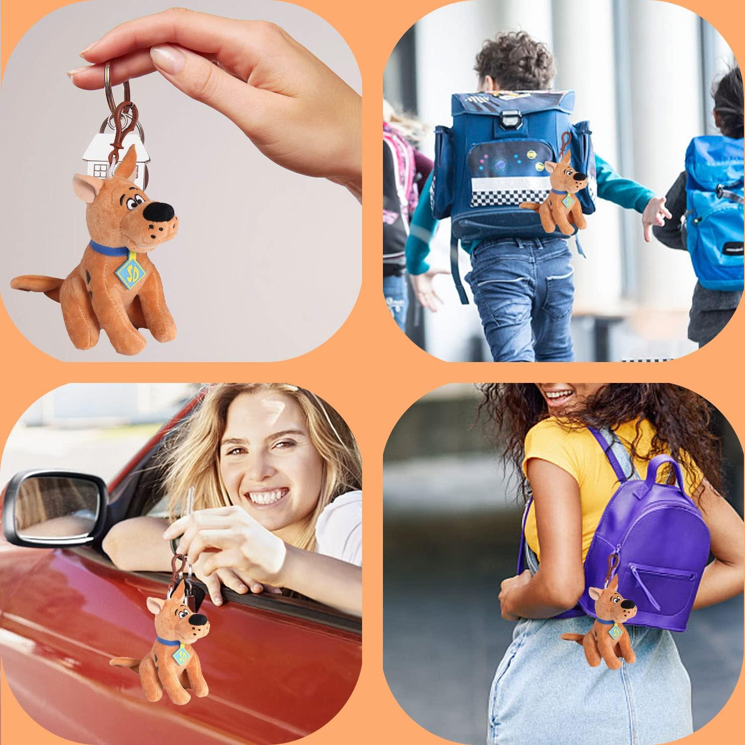 Giliger Giliger Scoooby Doo 6 Inches Plush Keychain for Bag Backpack Stuffed Animal Dog Gift Stocking Stuffers for Kids Teens