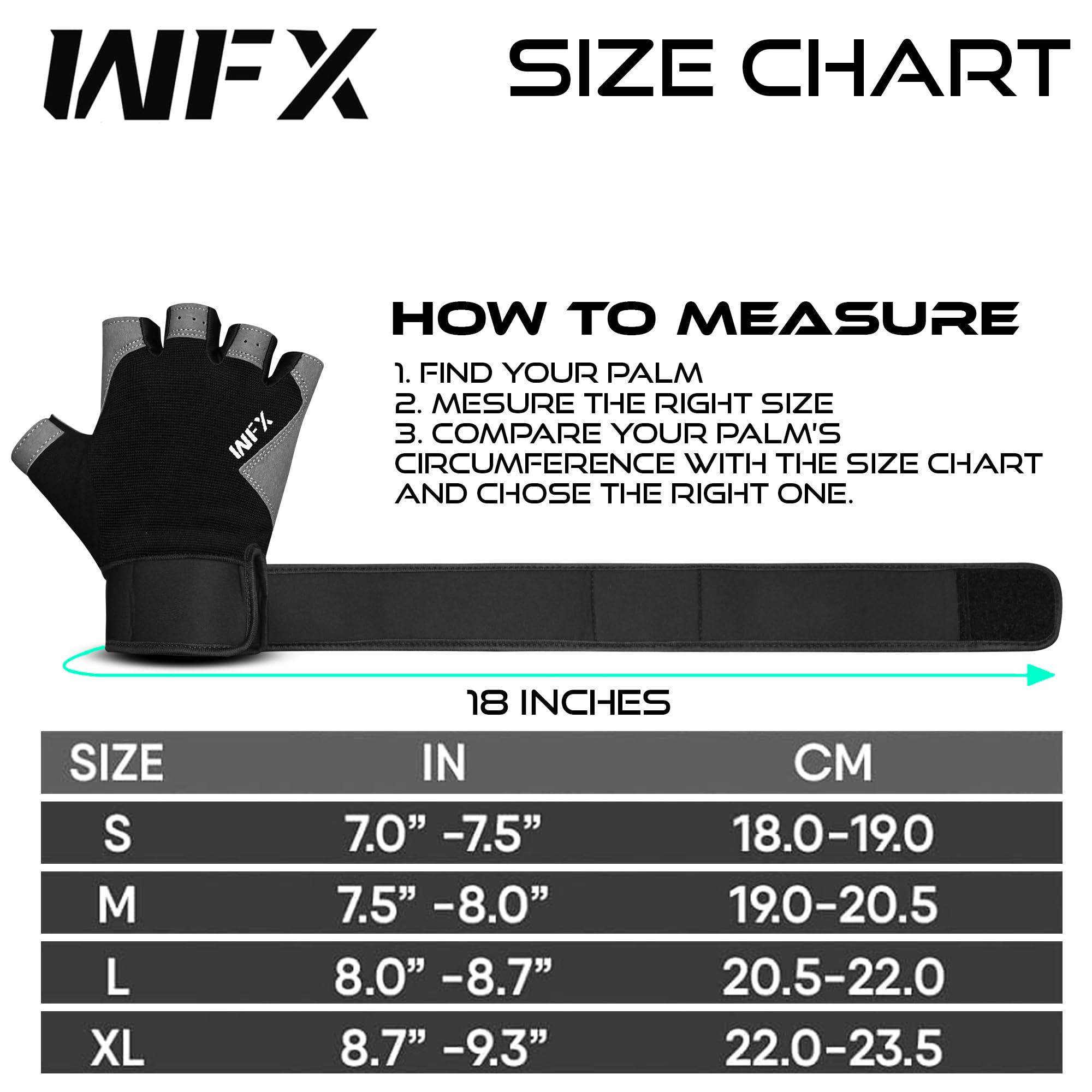 WESTWOOD FOX WESTWOOD FOX Gym Gloves Fitness Training Anti Slip Shock-Absorbing Weight Lifting Gloves Padded Grip Breathable Fingerless Workout Support for Men Women Cycling Exercise (Long Wristband, S)