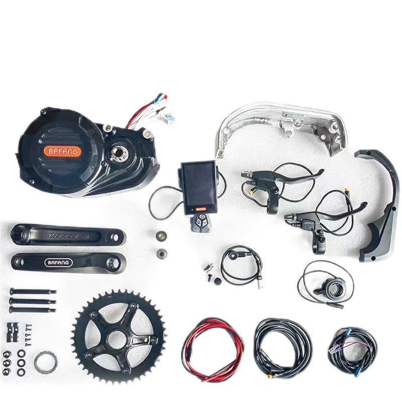 HALLOMOTOR HALLOMOTOR M620 G510 48V 52V 1000W Mid Drive Motor Conversion Kit with DPC18 Display (48V 1000W with UART Protocol, for 27.5Inch Mounting Bike)