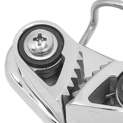Leapiture Leapiture Marine Cam Cleat Anchor Rope Cleat Anchor Rope Cleats Sailing Cleat 316 Stainless Steel for 3 to 12mm Rope