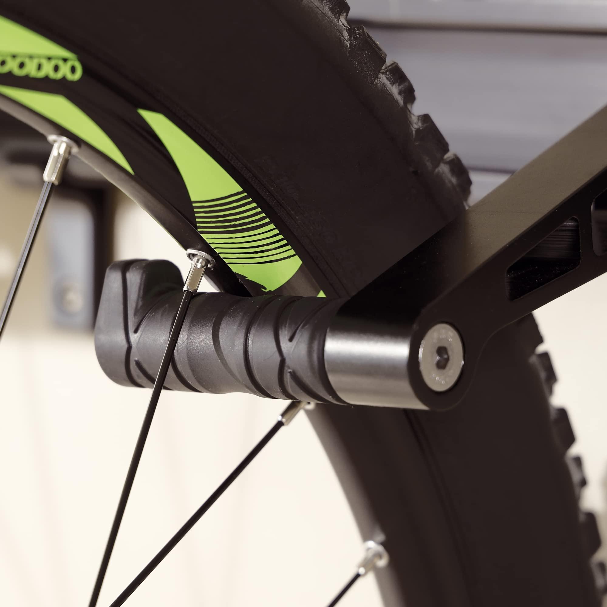 CyclingDeal CyclingDeal Bike Wall Mount Rack - Adjustable Indoor Outdoor Storage Vertical Cycling Hook Hanger Organiser - Safe & Secure for Storing MTB Road Bicycles in Garage or Home - Upgraded 5 Bikes