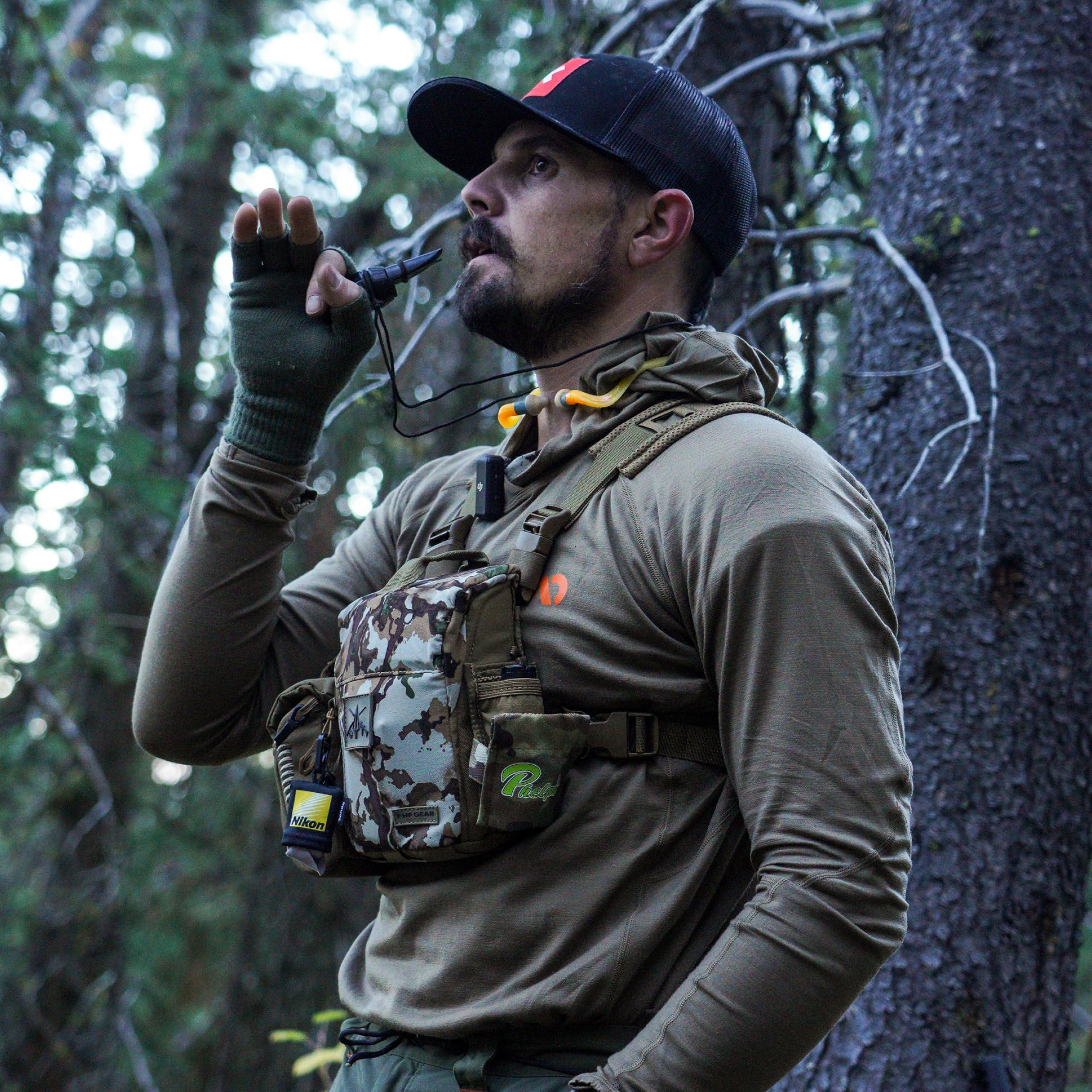 First Lite First Lite Mens Wick Hoody - Merino Wool Ultralight Camo Hunting Base Layer, Quick Dry, UV Protection Hunting Clothing, Conifer, Medium