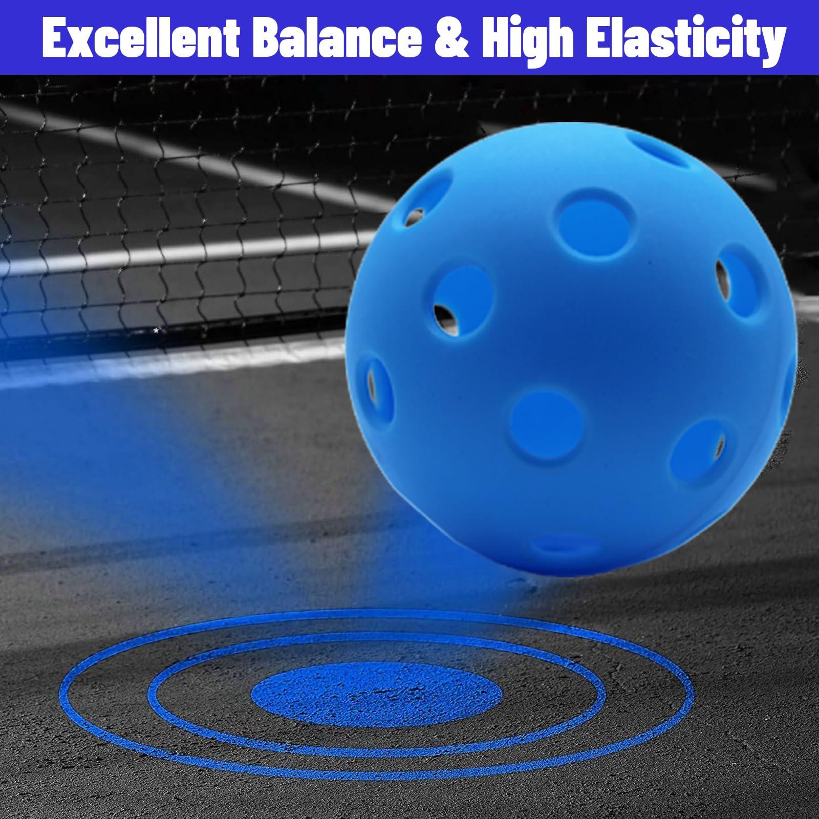 Magicorange Magicorange Pickleball Balls, 6 Pack USAPA Approved 26 Holes Indoor Pickleballs, High Elasticity & Durable Pickle Balls (Orange, 26 Holes)