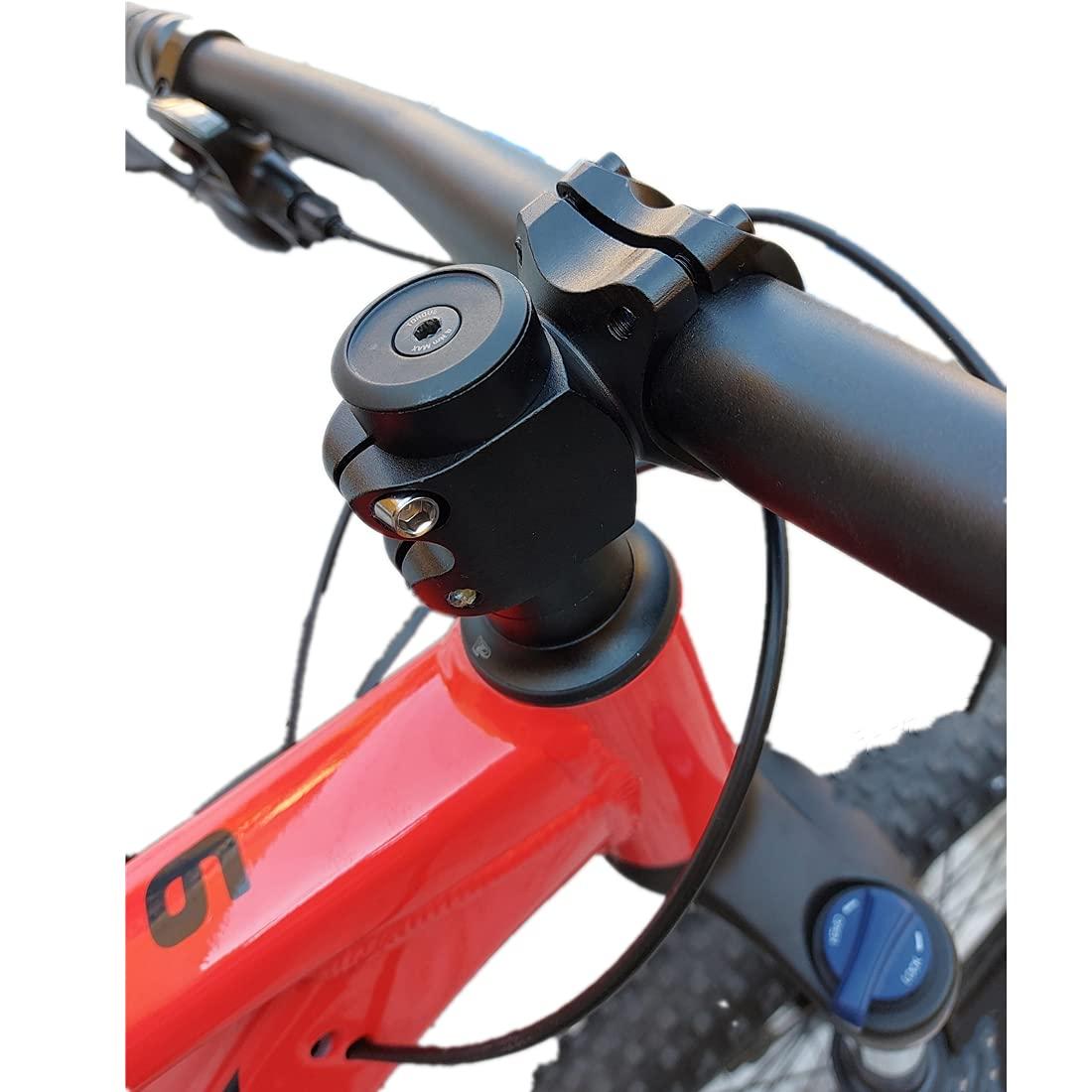 Azarxis Azarxis 31.8mm Stem 60mm 70mm 80mm 90mm 0-7 Degree Bike Stem Mountain Bike Stem Short Handlebar Adjustable Stem for Bicycle, Road Bike, MTB, BMX, Fixie Gear, Cycling (31.8 x 60mm)