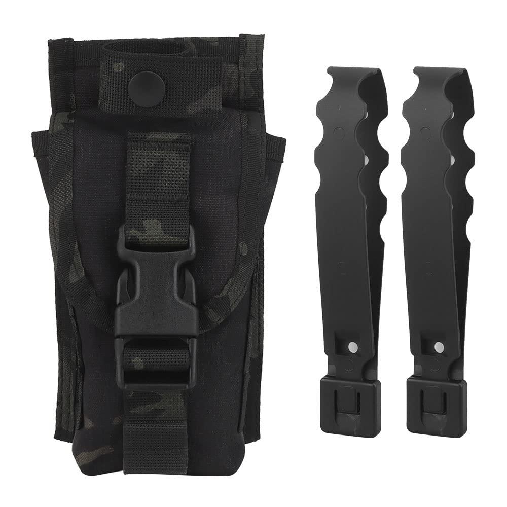 AOTUMUT MOLLE Blowout Medical Pouch,Tactical Bleeder First Aid Pouch Medical Shears Holder Empty IFAK Pouch Security Survival Gear