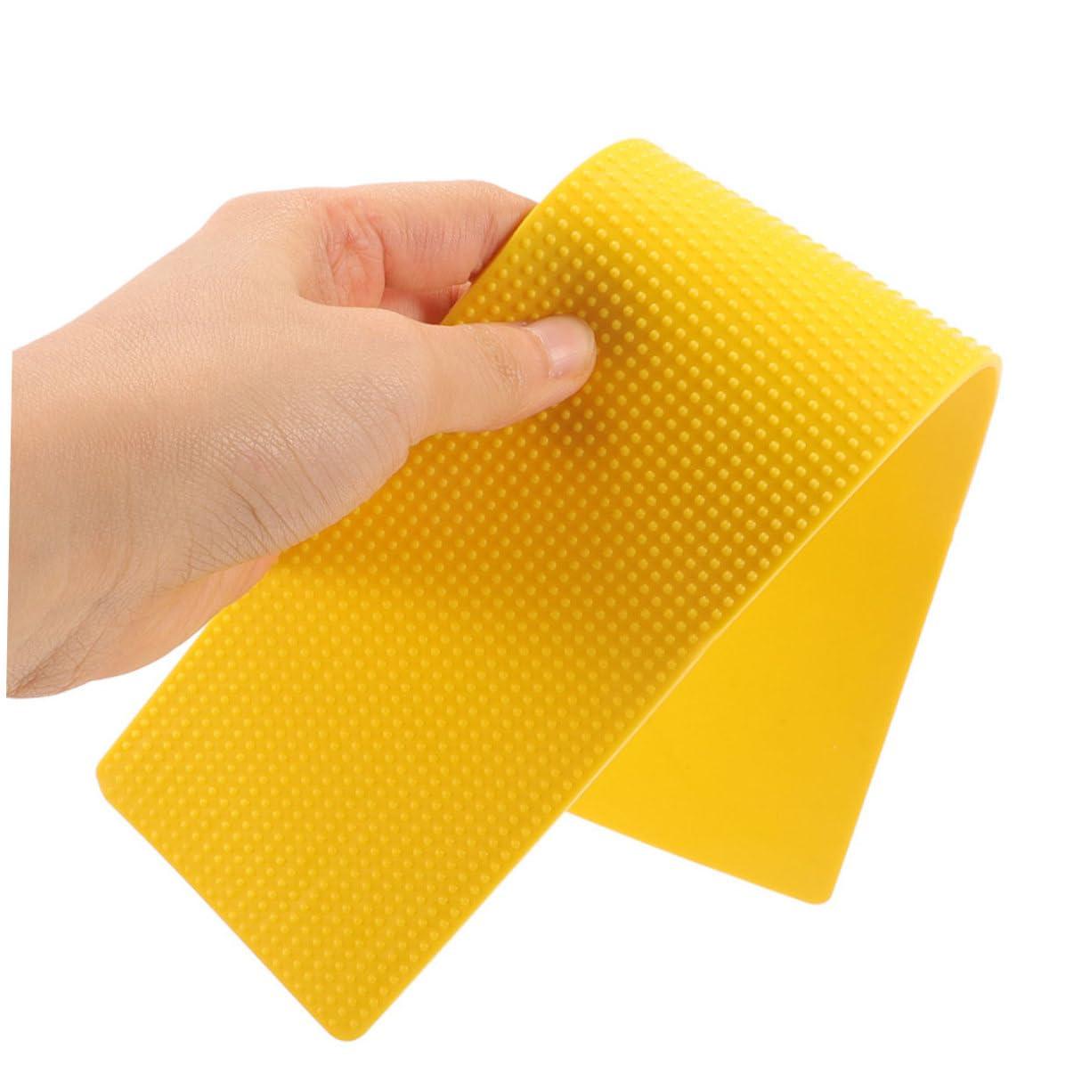 KICHOUSE KICHOUSE 8pcs Tennis Court Landmark Mat Soccer Training Markers Spot Markers Court Marking Kit Football Sign Markers Sports Court Tape Lines Training Markers Tennis Training Net Yellow PVC