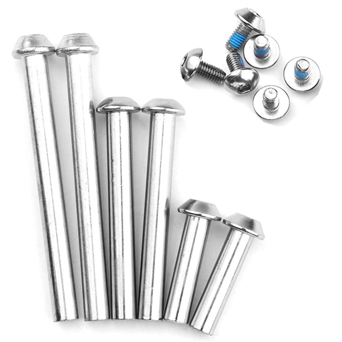 KTKEET Mountain Bike Shock Absorber Screw 21-86MM Bike Full Suspension Absorber Bolts Rear Shock Screws 2/4/10 PCS M8 Steel Strong Screws for E-bike,Scooter,Folding Bike (2PCS,52mm)
