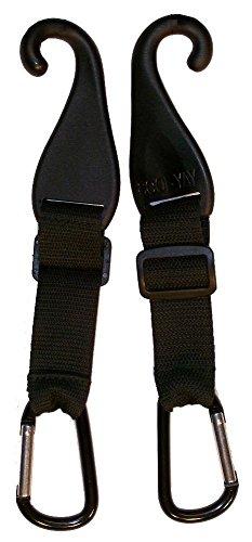 MAXOPS MAXOPS A Pair of Patented CJ Fence Hooks for Bat Bags, Tennis Bags, Water Bottles and Camping