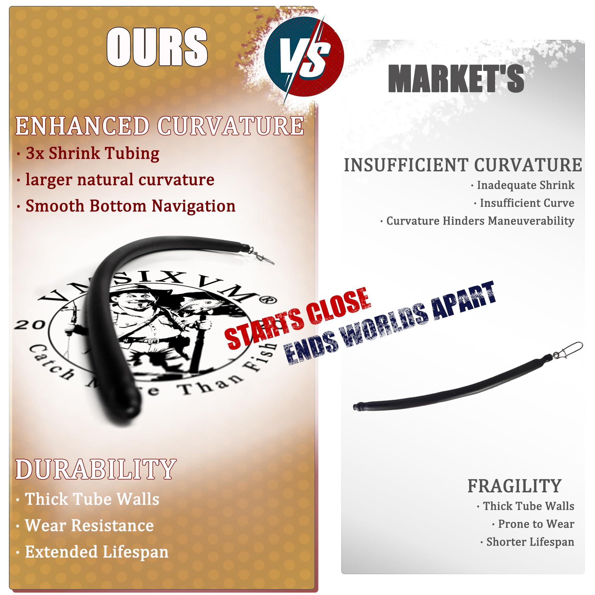 VMSIXVM VMSIXVM Dragging Weights for Catfish, Drag Weight Catfishing No Snag Sinker Dragging Drift Weight for Bottom Bouncing, Trolling, Drifting, Snagless Catfish Sinker Weight, Catfishing Tackle and Gear