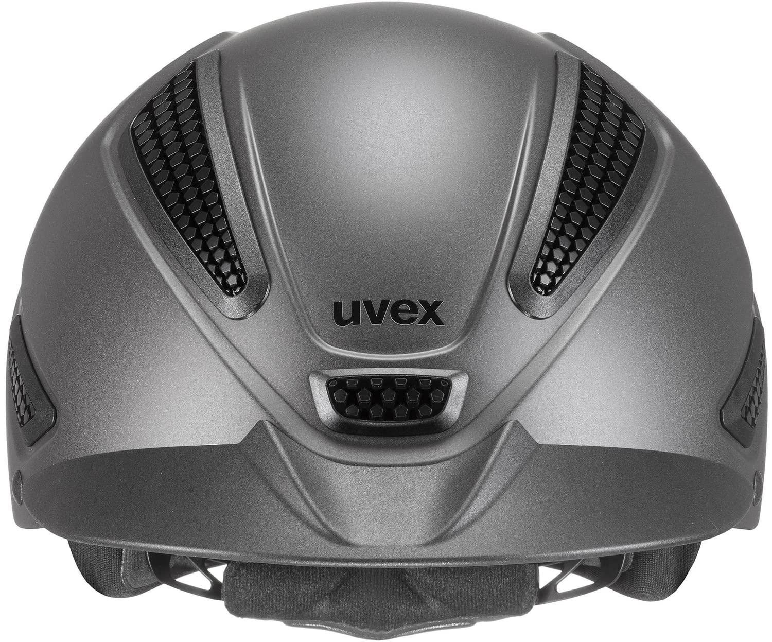 uvex sports uvex perfexxion II Horse Riding Helmet for Women & Men, Anthracite, S-M - Adjustable & Excellent Ventilated Helmet
